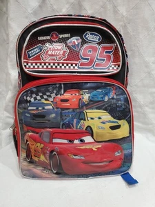 Disney Cars School Backpack, McQueen 95, Tow Mater, Shiny 16" - Picture 1 of 17