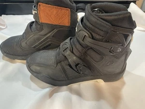 Thor Blitz LS Boots Black Leather Color Men's Size US 8 Offroad Riding - Picture 1 of 7
