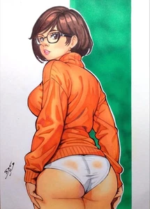 Velma (09"x12") Original Art by Diego Silva - Ed Benes Studio - Picture 1 of 6