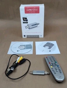 Elgato EyeTV Hybrid TV Stick for Mac or PC HDTV & Analog TV With Box - Photo 1/7