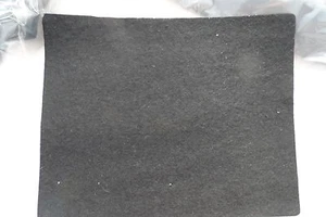Black Felt Floor Protector - One sheet 300 mm x 215 mm x 4 mm thick - Picture 1 of 4