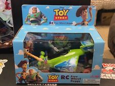DISNEY TOY STORY RC WHEEL BUGGY WITH WOODY AND BUZZ LIGHTYEAR THINKWAY TOYS 1995