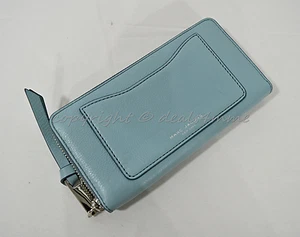 NWT MARC By Marc Jacobs M0008168 Recruit Continental Wallet in Azur - Blue - Picture 1 of 9