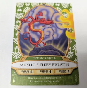 Disney Sorcerers of the Magic Kingdom SOTMK Mushus Fiery Breath 69/70 Ultra Rare - Picture 1 of 10