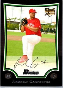 Andrew Carpenter #195 2009 Bowman Rookie Philadelphia Phillies - Picture 1 of 2