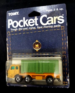 Vintage Tomy Tomica Pocket Cars No. 7 Fuso Truck Series Flatbed New - Picture 1 of 3