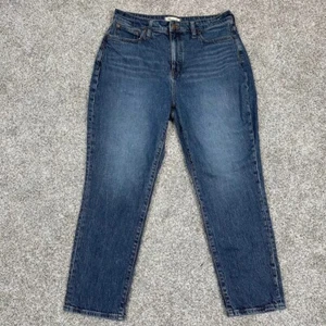 Madewell The Curvy jeans vintage perfetto donna taglia 32 blu baffi denim blu - Foto 1 di 11