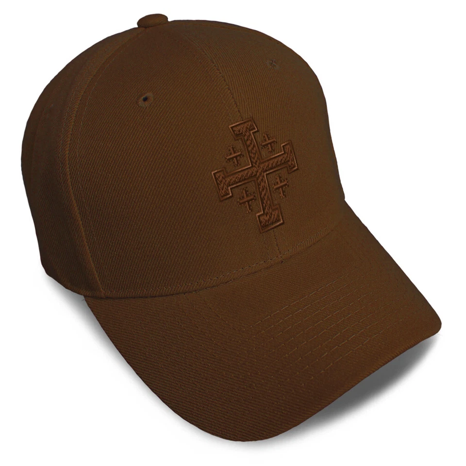 Gorra de béisbol Jerusalem Cross Crusader D bordada sombreros para papá para hombre y mujer Foto 1 de 1