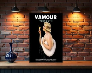 Vamour Vermouth Heavy Metal Sign - 24"x16" (60x40 cm) - Picture 1 of 5