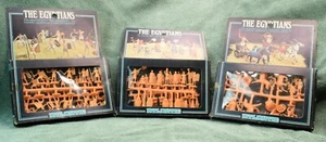 Vintage Lot of 3 Atlantic The Egyptians Unpainted HO Figure Set 2501 2502 2503 - Picture 1 of 7
