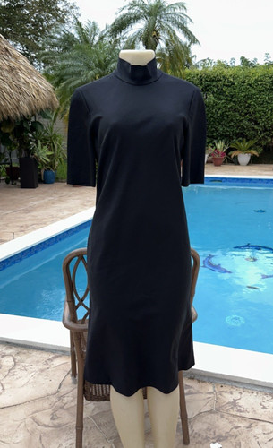 ABITO CASUAL VINTAGE KORS by MICHAEL KORS NERO MANICA CORTA TG 6 MADE IN ITALY