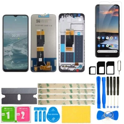 For Nokia G20 TA-1336 OEM LCD Display Touch Screen Digitizer Assembly + Frame - Image 1 of 4