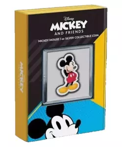 2021 Niue Disney Mickey and Friends Mickey Mouse 1 oz silver coin - Picture 1 of 5