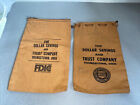 The Dollar Savings & Trust Company Money Bags Youngstown Ohio Free Shipping