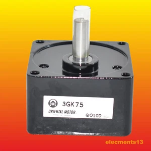 CABEZAL DE ENGRANAJES 3GK75 MOTOR ORIENTAL JAPÓN QO10D CAJA ORIGINAL - Imagen 1 de 6