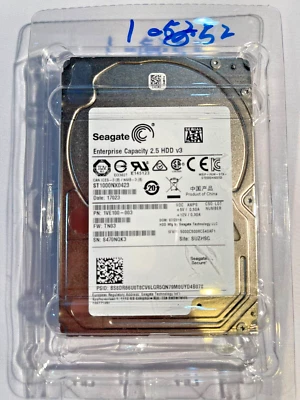 SEAGATE Enterprise Capacity 2.5 HDD v3 ST1000NX0423 7200RPM 1TB  Hard Drive - Image 1 of 4