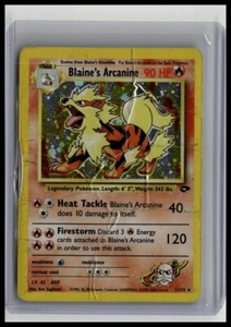 2000 Pokémon Blaine's Arcanine 1/132 Gym Challenge Holo - Picture 1 of 2