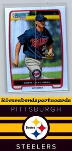 2012 Bowman Chrome #BCP123 Drew Leachman Prospects Refractors - Picture 1 of 2