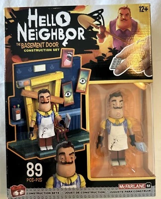 Hello Neighbor The Basement Door Construction Building Set McFarlane Toys New - Image 1 of 4