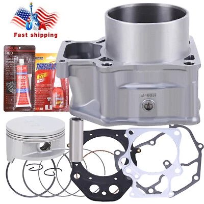 Cylinder Jug Gaskets Piston Rebuild Kit For Honda 12-19 Foreman 500 Rubicon 500 - Image 1 of 4