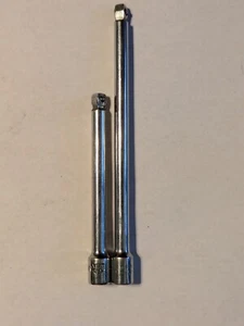 Mac Tools USA 6" And 4" Wobble Socket Extension 1/4" Drive M6EW M4EW Chrome - Picture 1 of 6