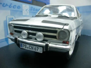 WOW EXTREMELY RARE Opel Kadett B 1900 Rallye 1967 Silver 1:18 Revell-MG/Auto Art - Picture 1 of 2