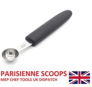 Parisienne Scoop 22mm Cucina Melone Ballerina Frutta Paletta Gelato Palla Chef - Foto 1 di 1