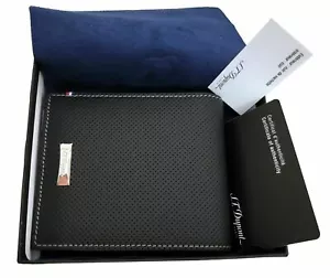 S.T. Dupont 170402 Défi perforated 8 card black leather wallet - Picture 1 of 3