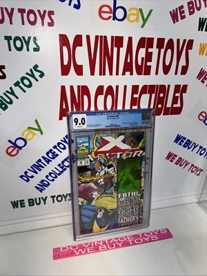 X-Factor #92 CGC 9.0 NEWSSTAND Edition 1st appearance of Exodus 1993 hologram 🔥 - Image 1 of 4