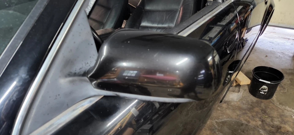 Espejo retrovisor exterior delantero izquierdo del lado del conductor Audi A6 2002 03 04 negro original* Foto 1 de 1