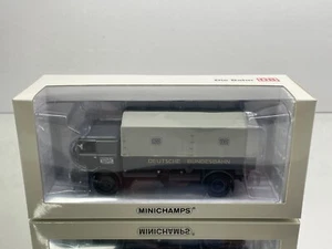 MINICHAMPS BUSSING LU 11/16 CANVAS TRUCK DEUTSCHE BUNDESBAHN -1:43- GOOD IN BOX - Imagen 1 de 10