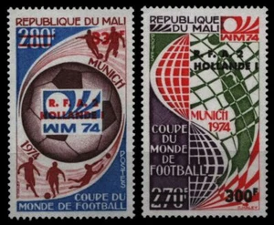 Mali 1974 - Mi-Nr. 446-447 ** - MNH - Fußball / Soccer - Bild 1 von 1