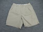 Vineyard Vines Shorts Adult 34 Beige Pleated Front Mid Rise Chino Pants Mens 34