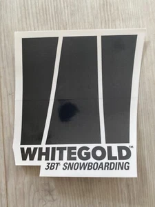 Whitegold Snowboarding 3BT Technology Sticker, Black, 14 x 12.5 cm - Picture 1 of 2