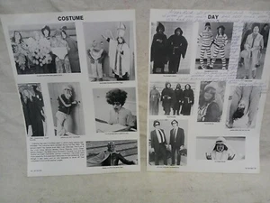 1981 High School Halloween 2 pages BE SOMETHING studios Monster masks OLD - Picture 1 of 3