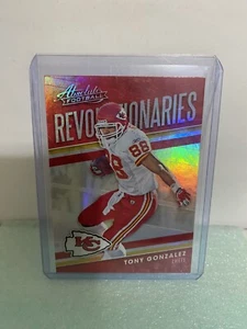 TONY GONZALEZ No.RE-TG  2018 absolute football Kansas City Chiefs parallel (“) - Picture 1 of 2