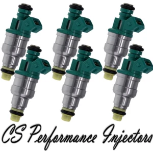 OEM Fuel Injectors (6) Set F6DE-A2A for 96-99 Ford Taurus 3.0 V6 Flex 97 98 - Foto 1 di 9
