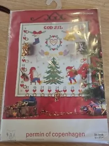 Weihnachtskalender Permin von Kopenhagen Kreuzstich Set - Bild 1 von 6