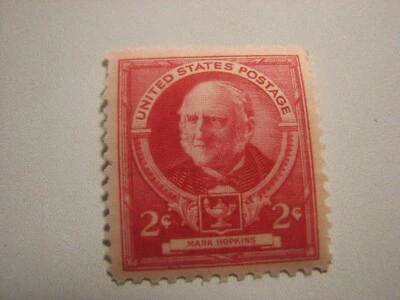 1940 2 Cent "Mark Hopkins" US Postage Stamp - Image 1 of 2