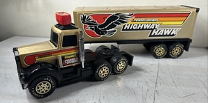 Buddy L Power Drivers Kenworth Highway Hawk Tractor Trailer Non Working - Picture 1 of 13