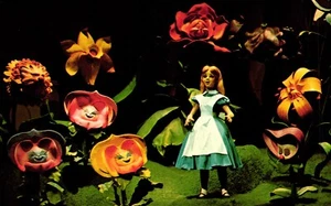 AK Singende Blumen, Alice im Wunderland, Walt Disney World Florida - Bild 1 von 2