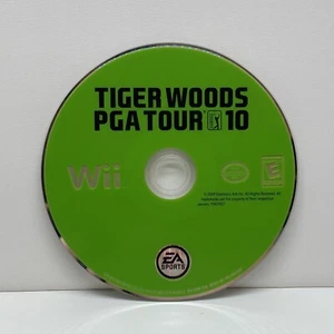 TIGER WOODS PGA TOUR 10 Nintendo Wii Video Game Disc Only Tested & Works - Picture 1 of 4