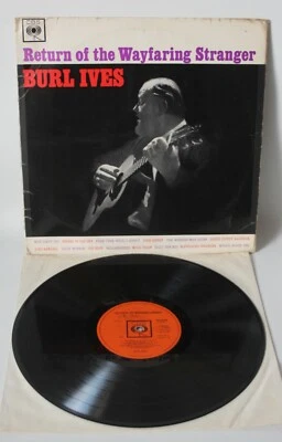 Burl Ives ‎– Return Of The Wayfaring Stranger - Vinyl LP - CBS BPG 62080 - Image 1 of 4