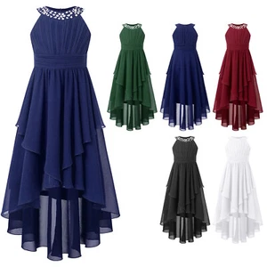 Kinder Blumenmädchen Kleid Prinzessin Hochzeit Brautjungfer Kleid formell Party Dresswear - Bild 1 von 57