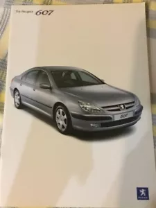 Peugeot 607 Car Brochure - July 2003 - Picture 1 of 1