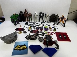 Star Wars Black Series, Marvel Halo DC Lot Of 10 Figures. Tons of Accessories - Picture 1 of 13