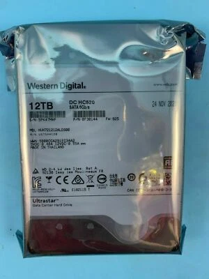 NEW Western Digital Ultrastar 12TB DC HC520 SATA HDD - Image 1 of 3