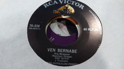 Latin 45 Son Montuno Victor Leo Soto Ven Bernabe Disco Tocame Aquella Pieza VG+ - Image 1 of 2