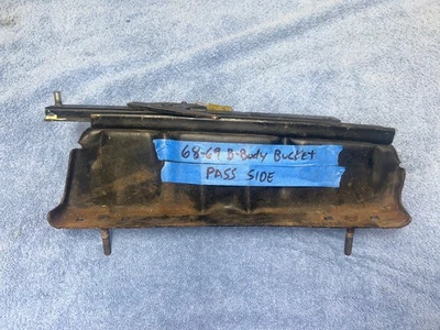 Dodge Charger Plymouth 1968 1969 asiento con canastilla pista OEM lado del pasajero Foto 1 de 4