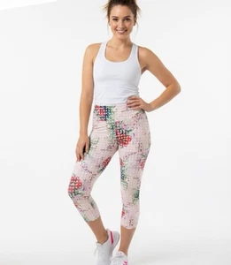 Leggings Betsey Johnson para mujer medianos rosas florales a lunares - Imagen 1 de 10